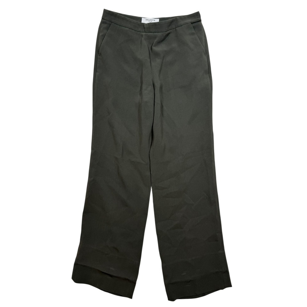 MM Lafleur Wide Leg Women's Size 8 Army Green Trouser Pants Workwear